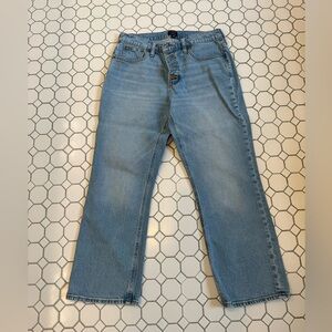 J. Crew Factory Light Wash Straight Jeans